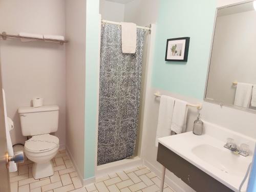 Un baño de Motel Le Radisson de Val-David