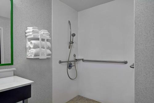 Koupelna v ubytování Hampton Inn Charlotte Monroe