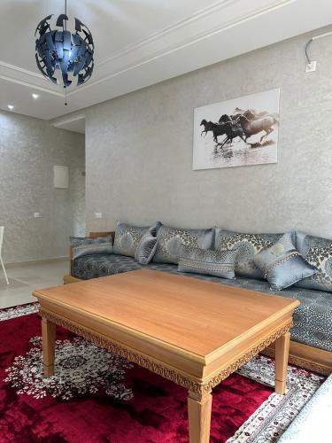Zona de estar de Ifrane apartment with swimming pool