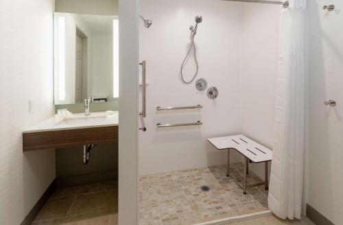 Koupelna v ubytování Hilton Garden Inn Minneapolis Saint Paul-Shoreview