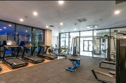 Fitness centrum a/nebo fitness zařízení v ubytování TOYA Next Residence