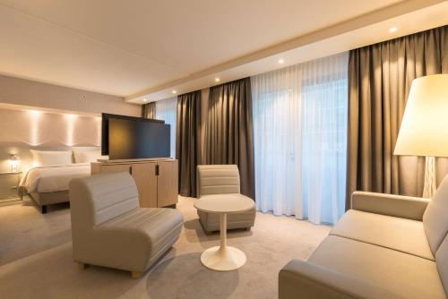 Χώρος καθιστικού στο Radisson Blu Hotel, Amsterdam City Center