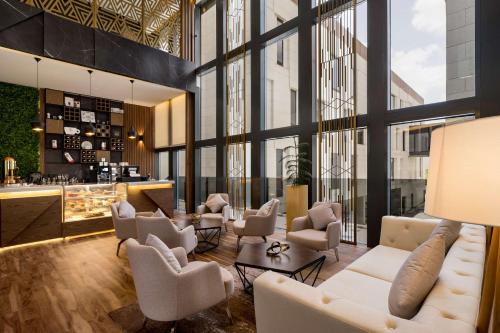 Posezení v ubytování Radisson Blu Hotel Riyadh Qurtuba