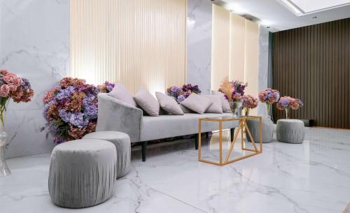 Posezení v ubytování Radisson Blu Hotel Riyadh Qurtuba