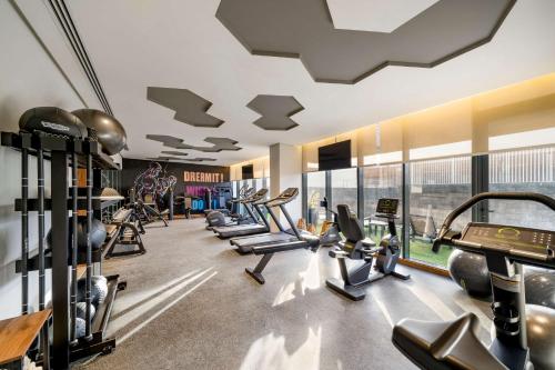 Fitness centrum a/nebo fitness zařízení v ubytování Radisson Blu Hotel Riyadh Qurtuba