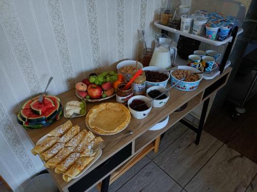 Mad på bed and breakfast-stedet eller i nærheden