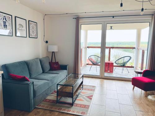 Ruang duduk di Skoczybruzda Apartamenty