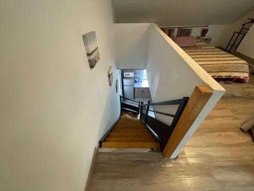 Postel nebo postele na pokoji v ubytování loft agréable