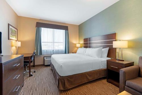 Ένα ή περισσότερα κρεβάτια σε δωμάτιο στο Best Western Plus Moosomin Hotel