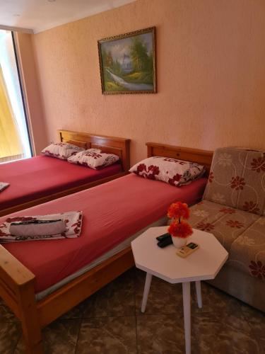 Apartments Bulatovićにあるベッド