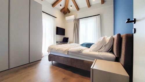 Giường trong phòng chung tại Villa Eden Hill