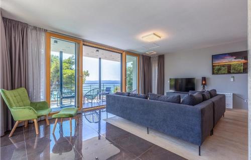 Χώρος καθιστικού στο Villa Luca