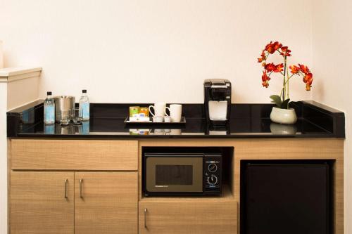 Dapur atau dapur kecil di DoubleTree by Hilton Olympia