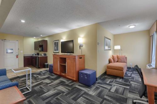 Televisyen dan/atau pusat hiburan di Hampton Inn Owensboro