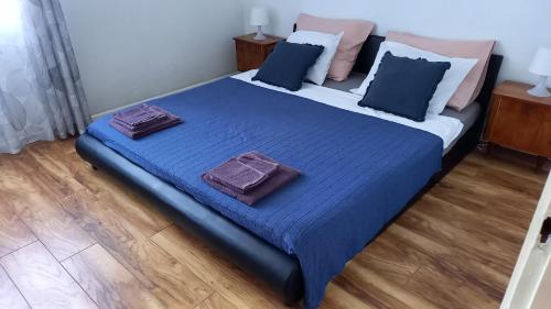 Posteľ alebo postele v izbe v ubytovaní Apartman Nadia Seaview