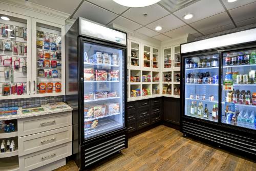 a store with two refrigerators in a room at Homewood Suites Durham-Chapel Hill I-40 in Durham