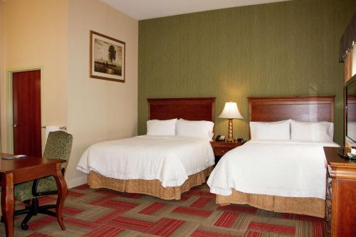 Ένα ή περισσότερα κρεβάτια σε δωμάτιο στο Hampton Inn & Suites Roswell