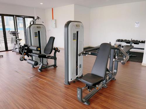 Fitness centrum a/nebo fitness zařízení v ubytování Legoland 5min HappyBunny-D'Pristine