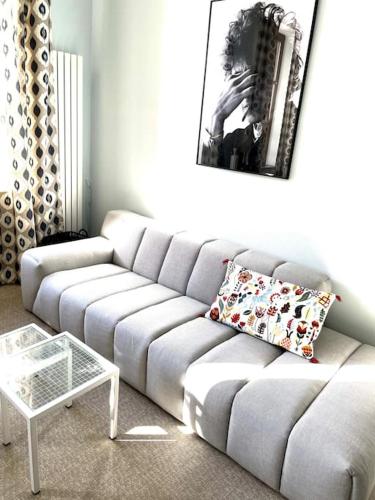 Χώρος καθιστικού στο Appartement avec vue sur château - Metz