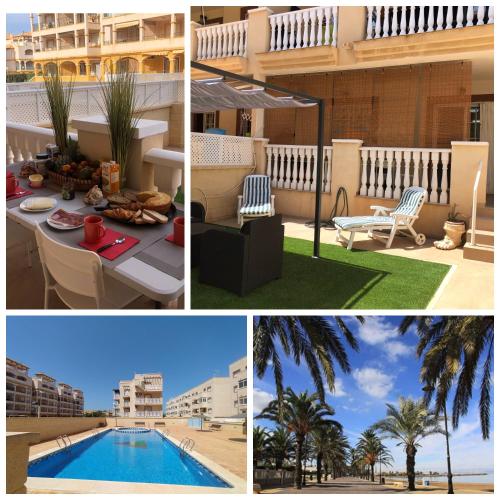 Magnificent Apartment Mar de Cristal, Pl Baja Urb private, leisure and swim 1