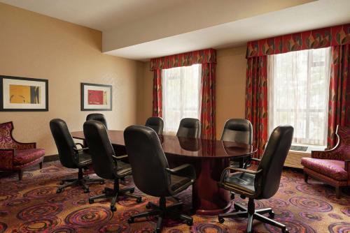 a conference room with a table and chairs at Hampton Inn & Suites by Hilton Langley-Surrey in Surrey