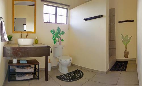 Ein Badezimmer in der Unterkunft Droëdap Guest Farm