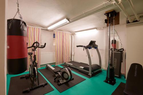 Fitness centrum a/nebo fitness zařízení v ubytování Hannover City Studio