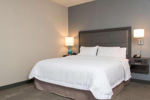 Postel nebo postele na pokoji v ubytování Hampton Inn & Suites Grand Rapids Downtown