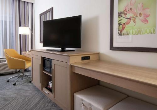 TV a/nebo společenská místnost v ubytování Hampton Inn & Suites by Hilton Augusta-Washington Rd