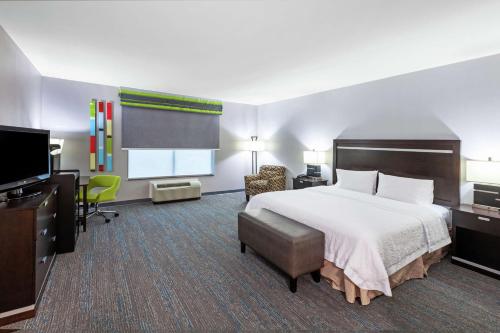 Телевизор и/или развлекательный центр в Hampton Inn & Suites Houston/League City