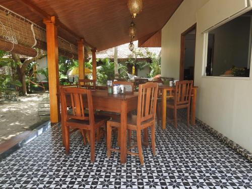 Patio nebo venkovní prostory v ubytování Alleppey Beach Garden
