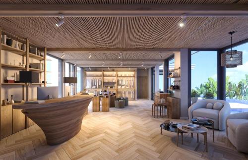 Six Senses La Sagesseにあるシーティングエリア