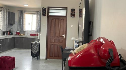Dapur atau dapur kecil di Amazing Studio near CBD