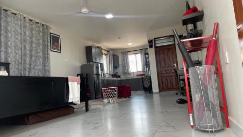 Dapur atau dapur kecil di Amazing Studio near CBD