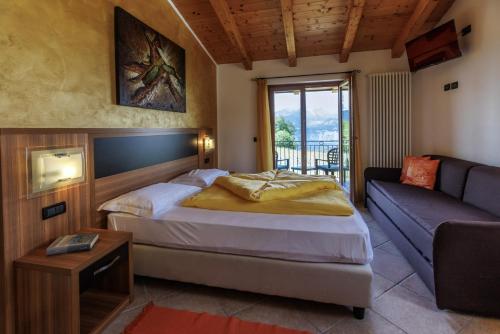 Postel nebo postele na pokoji v ubytování Agriturismo San Maggiore