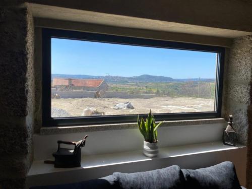 Uma vista geral da montanha ou uma vista da montanha a partir da casa de férias