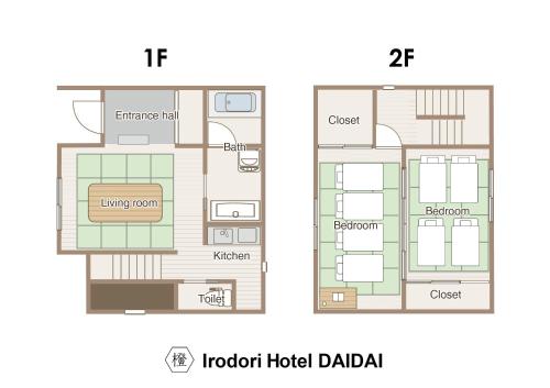 彩ホテル 橙の見取り図または間取り図