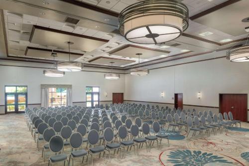 a large room with rows of chairs in it at DoubleTree by Hilton Biltmore/Asheville in Asheville