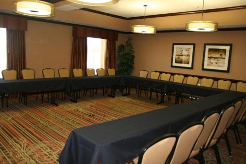 a conference room with tables and chairs in it at Hampton Inn & Suites New Braunfels in New Braunfels
