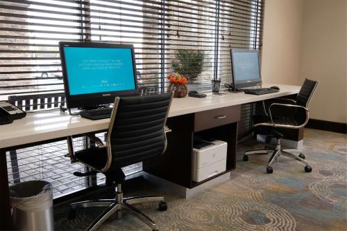 an office with two desks with two computers on them at Hampton Inn Searcy Arkansas in Searcy