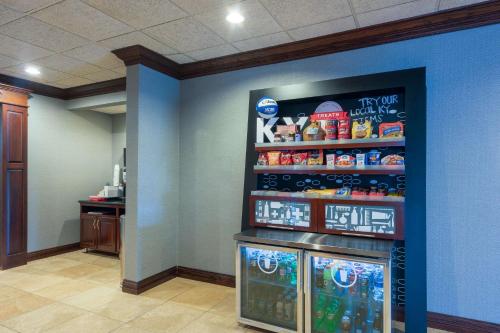 a store with a display of food and drinks at Hampton Inn London-North, Ky in London