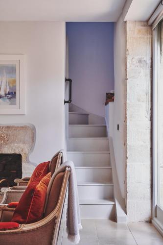 Χώρος καθιστικού στο Lammas Retreat in Minchinhampton