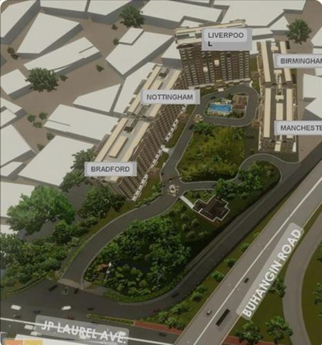 a rendering of a map of a city at Condotel Northpoint 2 Bedroom 1 bathroom in Davao City