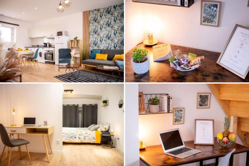 Zdjęcie z galerii obiektu DUPLEX COCOON - 10 MIN DE BLAYE - 20 MIN CNPE - WiFi - TV HD w mieście Saint-Seurin-de-Cursac