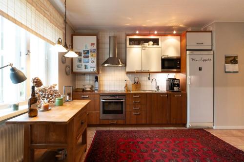 Kuchyň nebo kuchyňský kout v ubytování Nordic Comfort