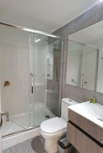 Ένα μπάνιο στο Exquisito Departamento Reñaca en el sector más turístico