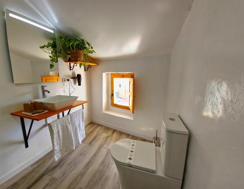 Nhà bếp/bếp nhỏ tại Apartamentos Rurales Tinguatón