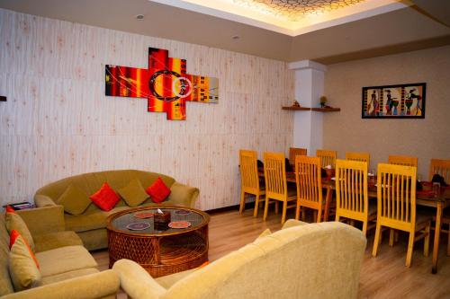 Istumisnurk majutusasutuses Teeka Resort Suites & Spa