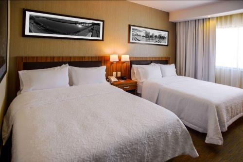 Ένα ή περισσότερα κρεβάτια σε δωμάτιο στο Hampton Inn Piedras Negras