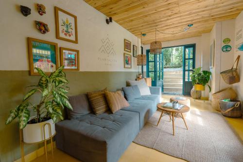 Posezení v ubytování Hotel Plantación